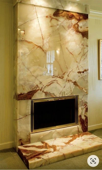 बेज गोमेद पत्थर